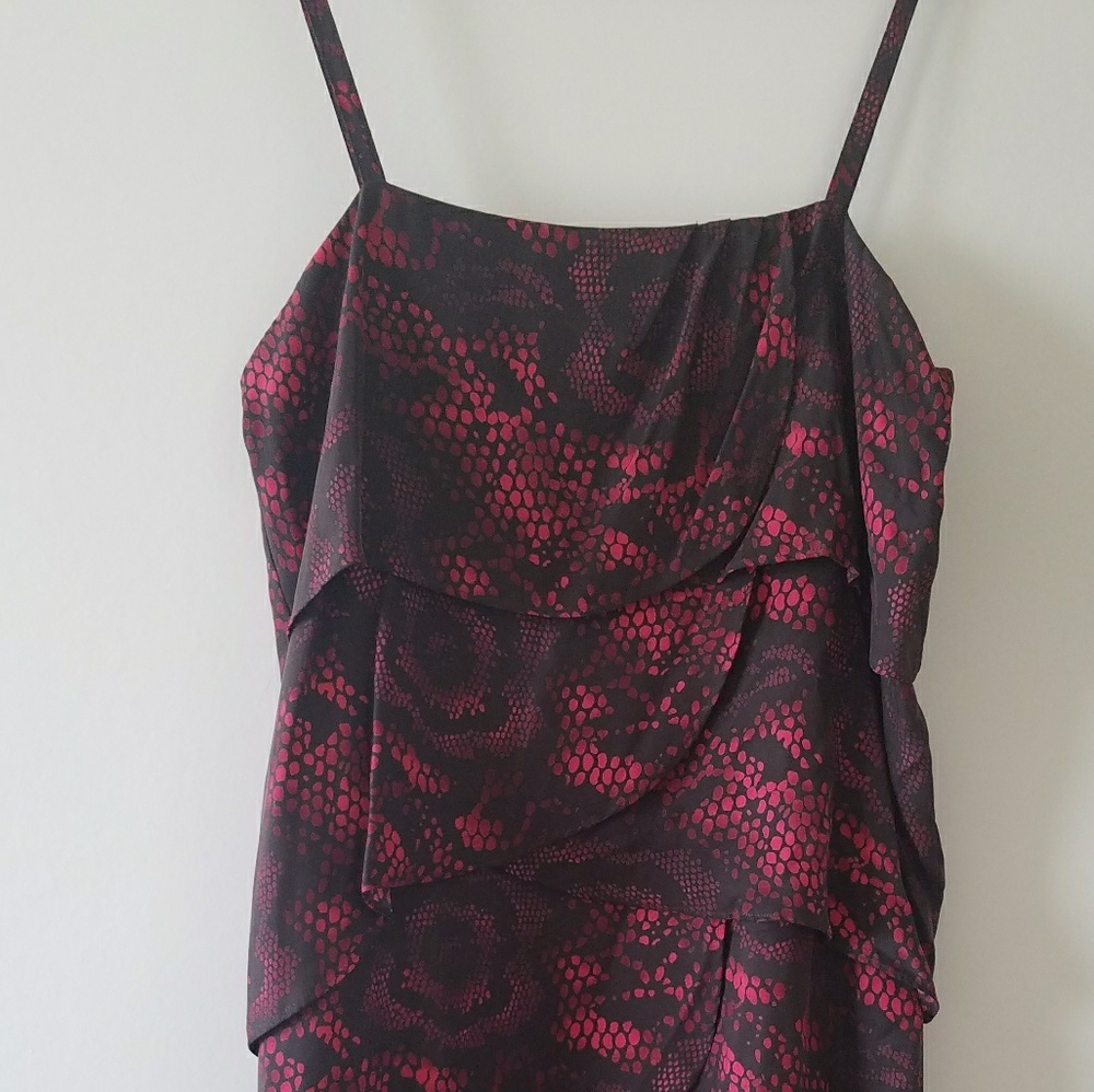 Kenneth Cole 100% Silk multi-layered dress